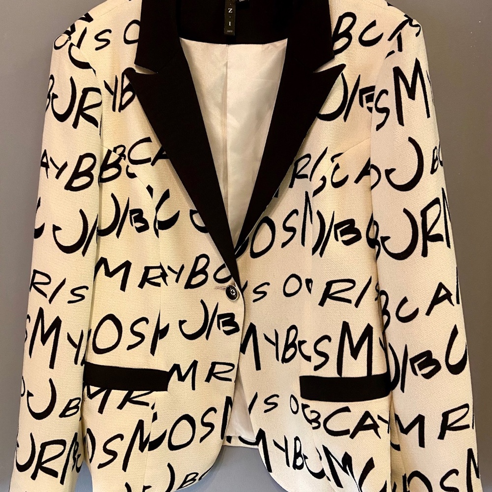 AZI Jacket, Black & White